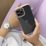 Fashion Case For Gold Frame Gel Cover Red Kryt iPhone 13 Pro
