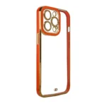 Fashion Case For Gold Frame Gel Cover Red Kryt iPhone 13 Pro