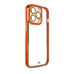 Fashion Case For Gold Frame Gel Cover Red Kryt iPhone 13 Pro Max