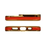 Fashion Case For Gold Frame Gel Cover Red Kryt iPhone 13 Pro Max