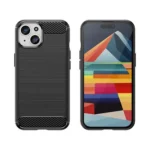 Flexible Carbon Case With A Carbon Pattern For - Blue Kryt iPhone 15