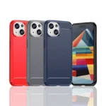 Flexible Carbon Case With A Carbon Pattern For - Blue Kryt iPhone 15