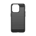 Flexible Carbon Pattern Case For Carbon Case - Black Kryt iPhone 15 Pro