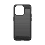 Flexible Carbon Pattern Case For Carbon Case - Black Kryt iPhone 15 Pro