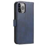 Flip Stand Wallet Case For Magnet Case - Blue Kryt iPhone 15 Pro Max