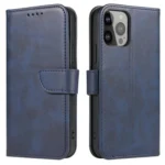 Flip Stand Wallet Case For Magnet Case - Blue Kryt iPhone 15 Pro Max