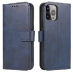Flip Stand Wallet Case For Magnet Case - Blue Kryt iPhone 15 Pro Max