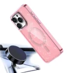 Glitter Case MagSafe Pink With Glitter Kryt iPhone 16 Pro