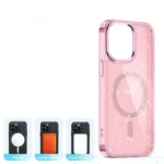 Glitter Case MagSafe Pink With Glitter Kryt iPhone 16 Pro