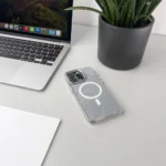 Glitter Case MagSafe White With Glitter Kryt iPhone 16 Pro