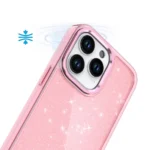 Glitter Pink With Glitter Kryt iPhone 16 Pro