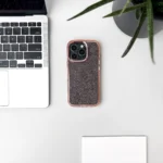 Glitter Pink With Glitter Kryt iPhone 16 Pro
