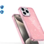 Glitter Pink With Glitter Kryt iPhone 16 Pro Max