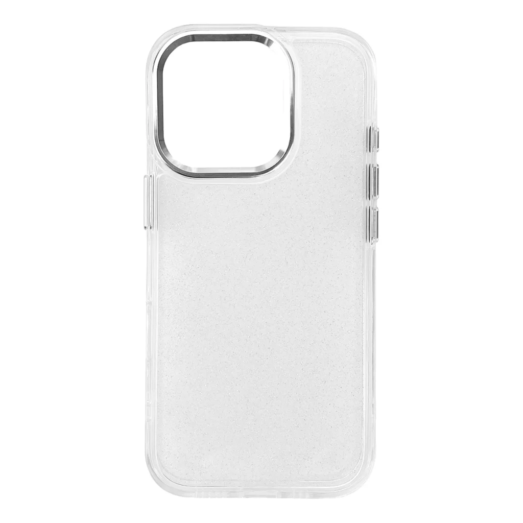 Glitter Transparent With Glitter Kryt iPhone 16 Pro