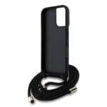 Guess PU 4G Metal Logo Crossbody Black Kryt iPhone 16