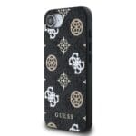 Guess PU 4G Peony MagSafe Black Kryt iPhone 16e