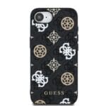 Guess PU 4G Peony MagSafe Black Kryt iPhone 16e