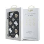 Guess PU 4G Peony MagSafe Black Kryt iPhone 16e