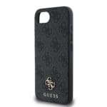 Guess PU 4G Small Metal Logo MagSafe Grey Kryt iPhone 16e