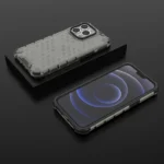 Honeycomb Case Armor Cover With Tpu Bumper For Black Kryt iPhone 13 Pro