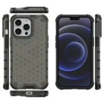 Honeycomb Case Armor Cover With Tpu Bumper For Black Kryt iPhone 13 Pro