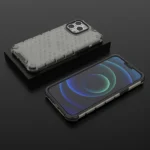 Honeycomb Case Armor Cover With Tpu Bumper For Black Kryt iPhone 13 Pro Max