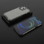 Honeycomb Case Armor Cover With Tpu Bumper For Black Kryt iPhone 13 Pro Max