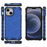 Honeycomb Case Armor Cover With Tpu Bumper For Blue Kryt iPhone 13 Mini