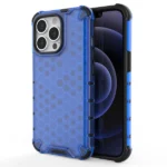Honeycomb Case Armor Cover With Tpu Bumper For Blue Kryt iPhone 13 Pro