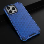 Honeycomb Case Armor Cover With Tpu Bumper For Blue Kryt iPhone 13 Pro