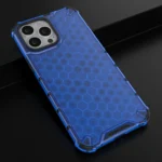 Honeycomb Case Armor Cover With Tpu Bumper For Blue Kryt iPhone 13 Pro Max