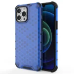 Honeycomb Case Armor Cover With Tpu Bumper For Blue Kryt iPhone 13 Pro Max