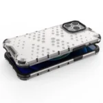 Honeycomb Case Armor Cover With Tpu Bumper For Blue Kryt iPhone 13 Pro Max
