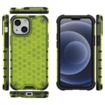 Honeycomb Case Armor Cover With Tpu Bumper For Green Kryt iPhone 13 Mini