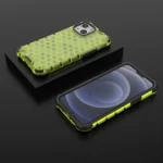 Honeycomb Case Armor Cover With Tpu Bumper For Green Kryt iPhone 13 Mini
