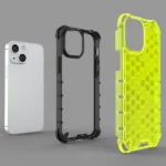 Honeycomb Case Armor Cover With Tpu Bumper For Green Kryt iPhone 13 Mini