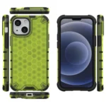 Honeycomb Case Armor Cover With Tpu Bumper For Green Kryt iPhone 13 Mini