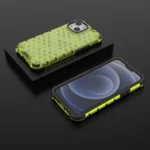 Honeycomb Case Armor Cover With Tpu Bumper For Green Kryt iPhone 13 Mini