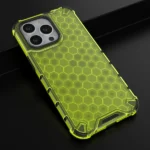 Honeycomb Case Armor Cover With Tpu Bumper For Green Kryt iPhone 13 Pro