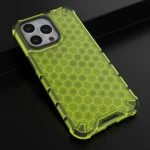 Honeycomb Case Armor Cover With Tpu Bumper For Green Kryt iPhone 13 Pro