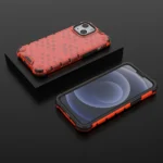 Honeycomb Case Armor Cover With Tpu Bumper For Red Kryt iPhone 13 Mini