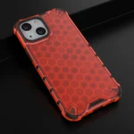 Honeycomb Case Armor Cover With Tpu Bumper For Red Kryt iPhone 13 Mini