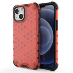 Honeycomb Case Armor Cover With Tpu Bumper For Red Kryt iPhone 13 Mini