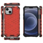 Honeycomb Case Armor Cover With Tpu Bumper For Red Kryt iPhone 13 Mini