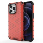 Honeycomb Case Armor Cover With Tpu Bumper For Red Kryt iPhone 13 Pro