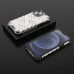 Honeycomb Case Armor Cover With Tpu Bumper For Transparent Kryt iPhone 13 Mini