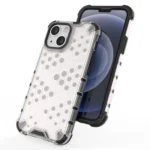 Honeycomb Case Armor Cover With Tpu Bumper For Transparent Kryt iPhone 13 Mini