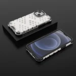Honeycomb Case Armor Cover With Tpu Bumper For Transparent Kryt iPhone 13 Mini