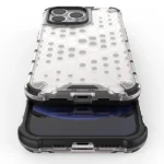 Honeycomb Case Armor Cover With Tpu Bumper For Transparent Kryt iPhone 13 Pro