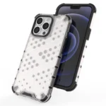 Honeycomb Case Armor Cover With Tpu Bumper For Transparent Kryt iPhone 13 Pro